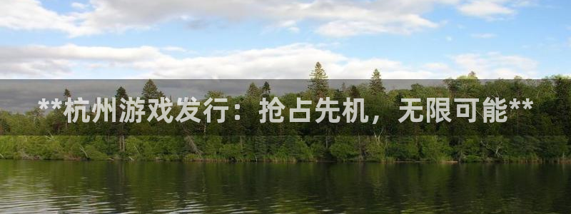 蓝狮在线注册平台怎么样可靠吗：**杭州游戏发行：抢占先机，无限可能**